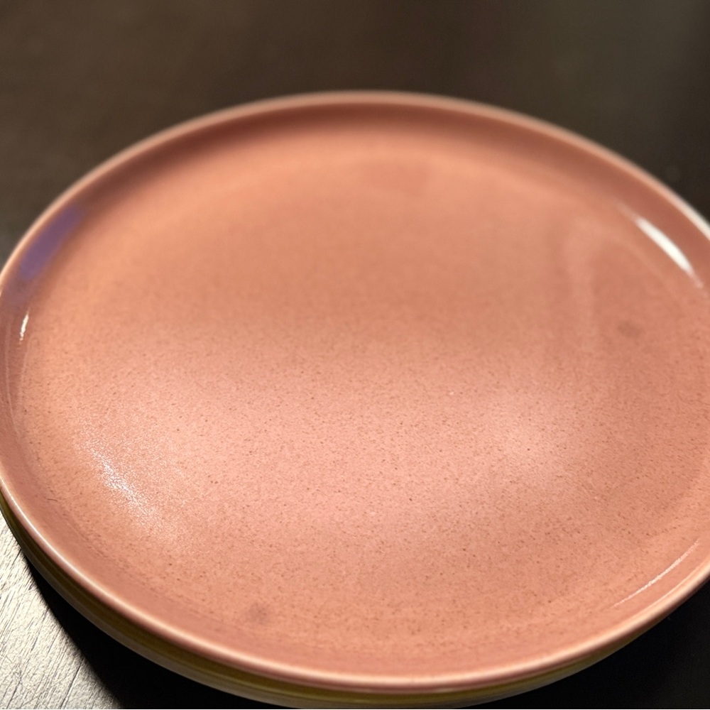 Russel Wright Steubenville salmon Dinner Plate